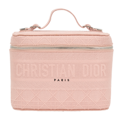 Christian Dior Diortravel Vanity Case, Canvas, Pink, 06BO1210, DB, 3*